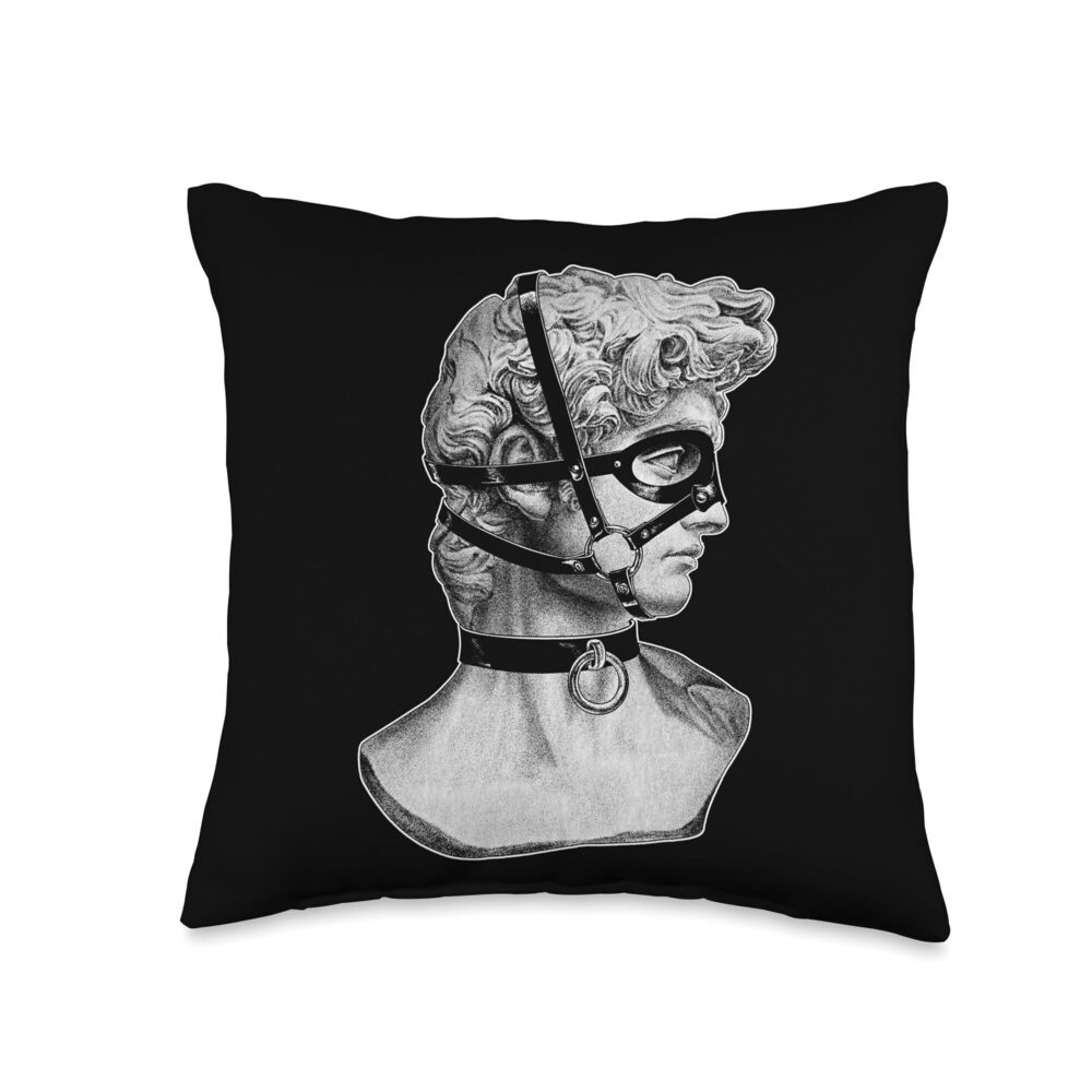 3779 Lust Statue Throw Pillow